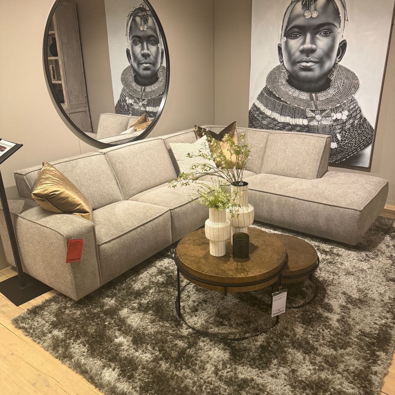 Dublin - Hoekbank (Zonder streep in rug) showmodel