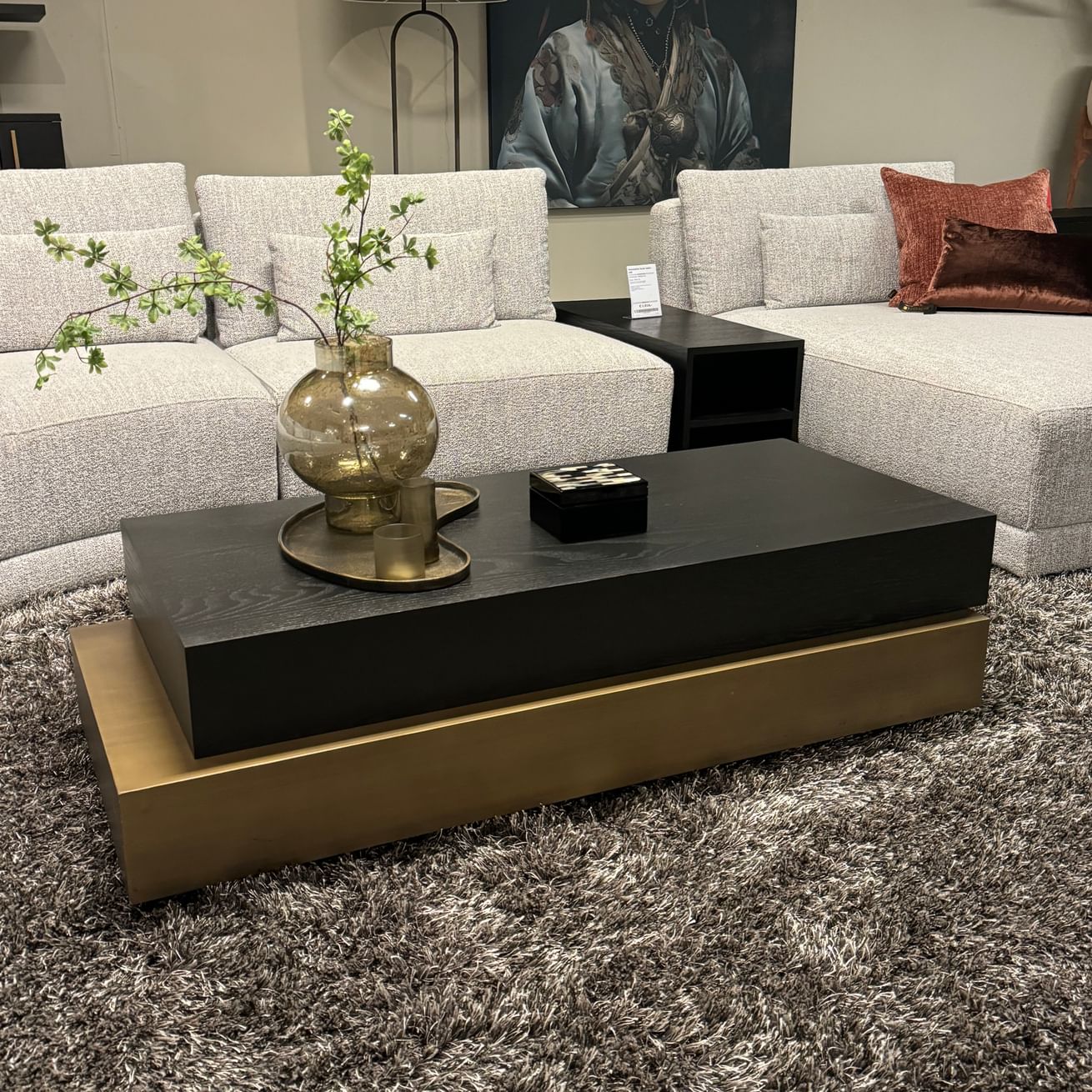 Salontafel Cambon blok (Dark coffee) - showmodel