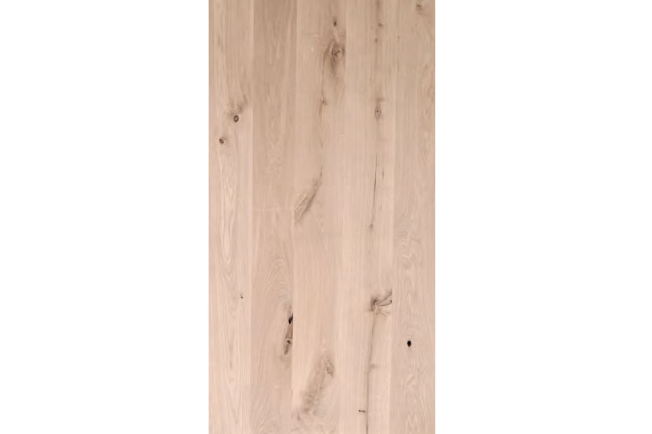 Jordan eettafel (recht blad, geschuurd zonder groef)