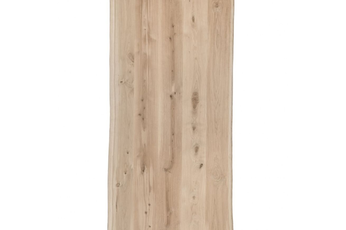 Joshua Natural Line eettafel (boomkant, geschuurd zonder groef)