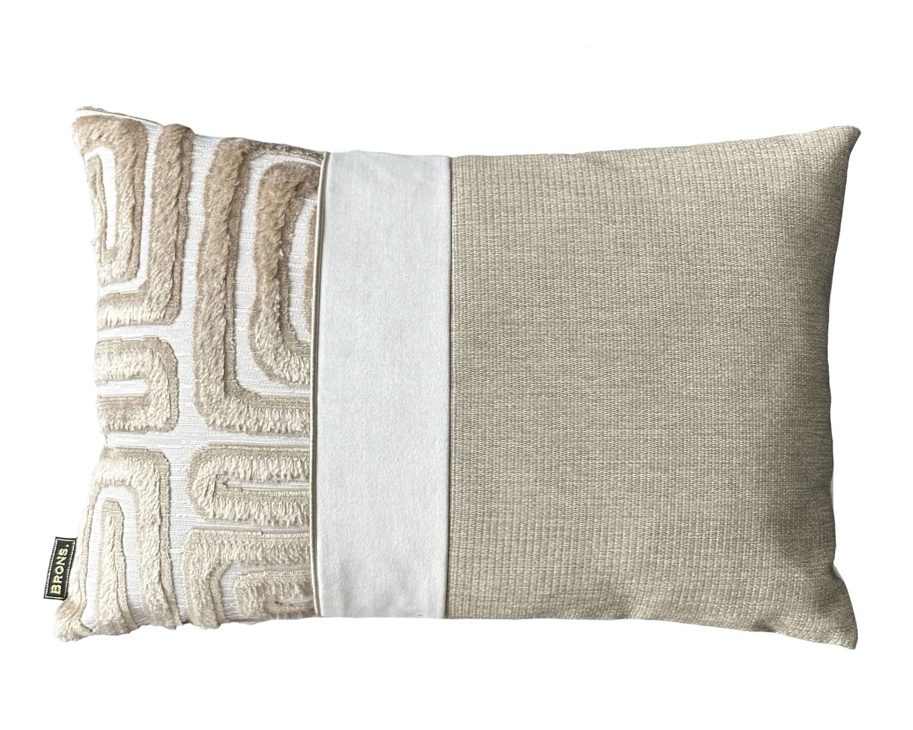 Jacky Streichen Zierkissen Brons 55x40 cm