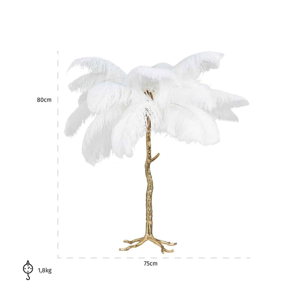 Tafellamp Upanova wit (White)