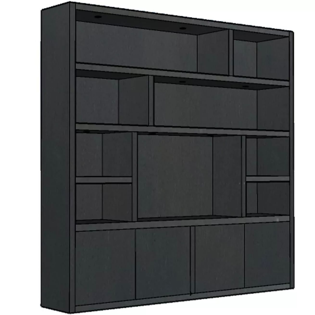 Xavi hoge wandkast 240cm - Type XX