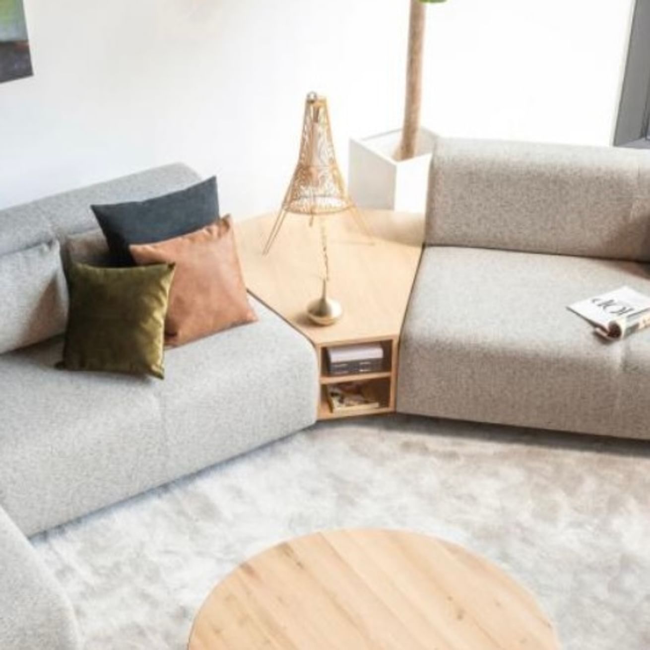 Moreno Inner table 45 degree - oak