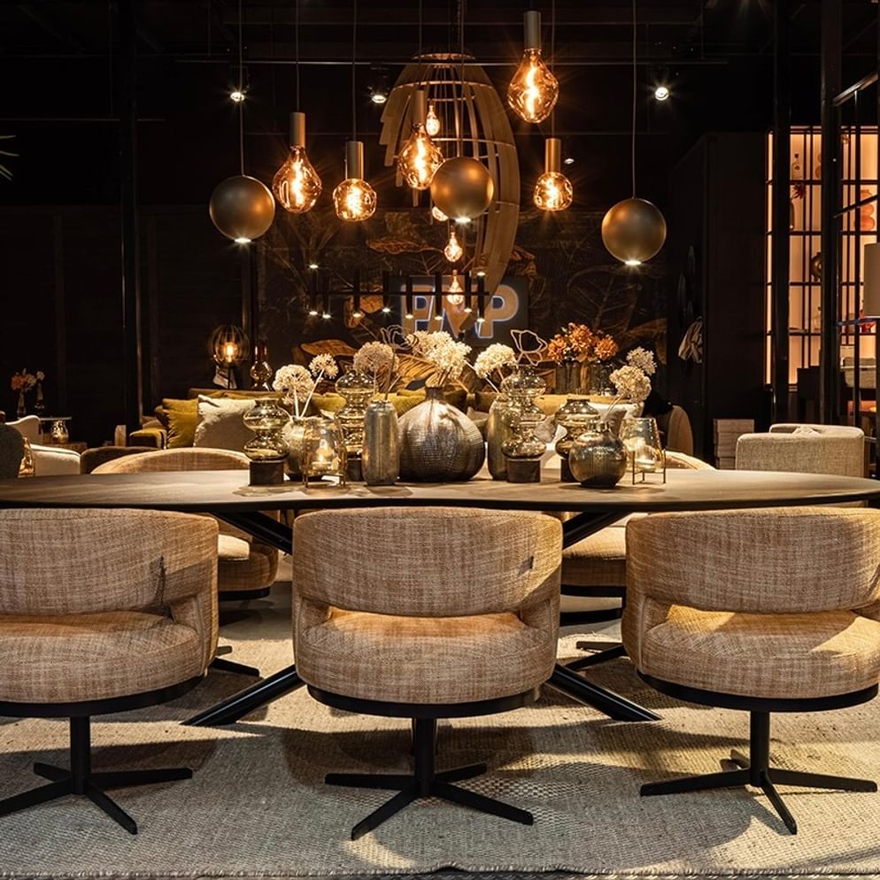 Salla - Esszimmerstuhl mit Drehteller