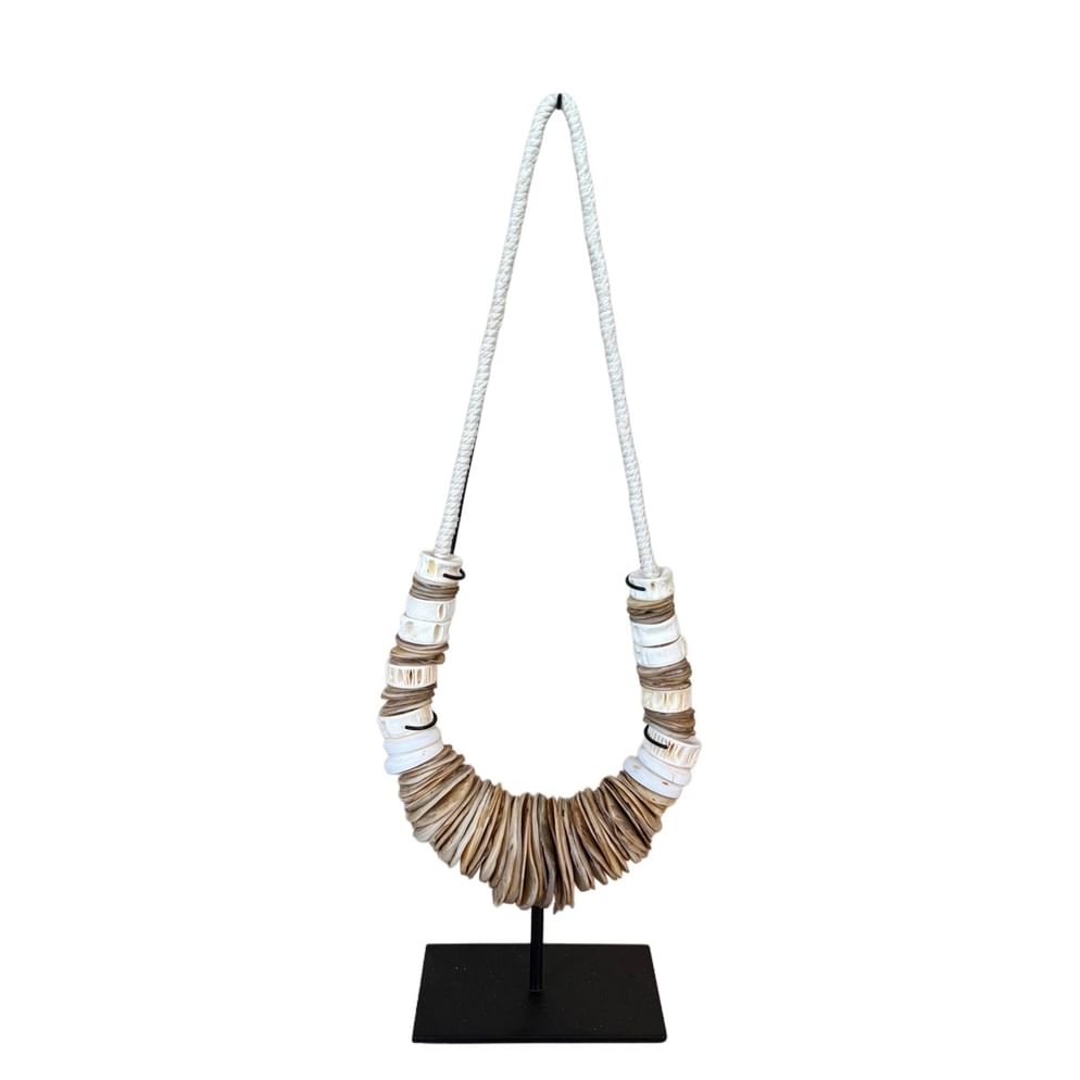 Mamalo shell necklace white