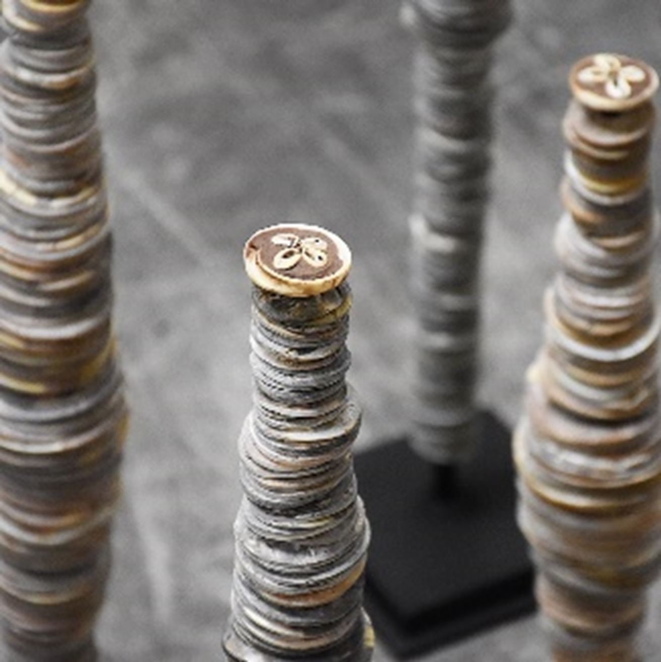 Maopa moneystick blue 60 cm high