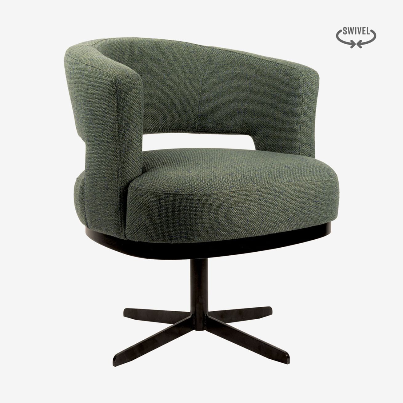 Salla - Esszimmerstuhl mit Drehteller