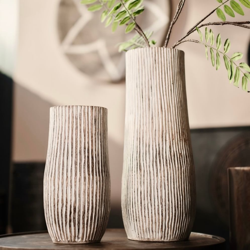 Bintuni pot palm besar white