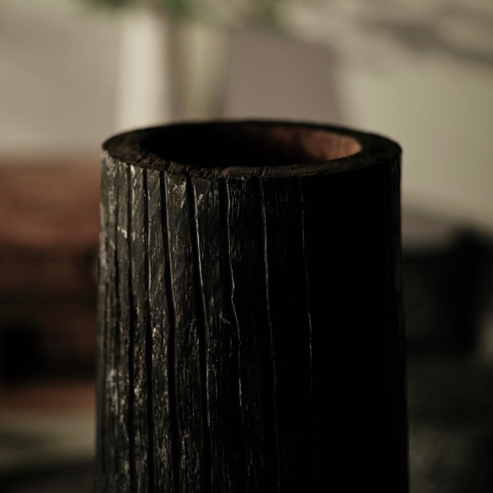 Bakong palm pot black