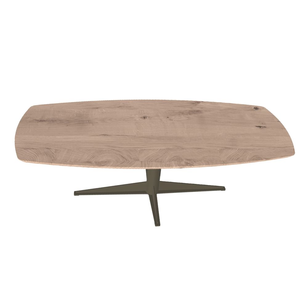 Sara  Eettafel Deens ovaal met facetrand 4 cm