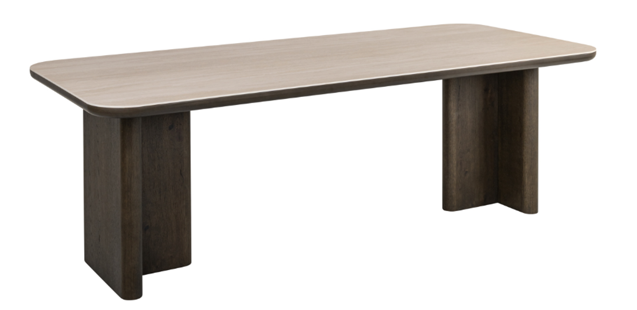 Nando Eettafel brown 230 cm