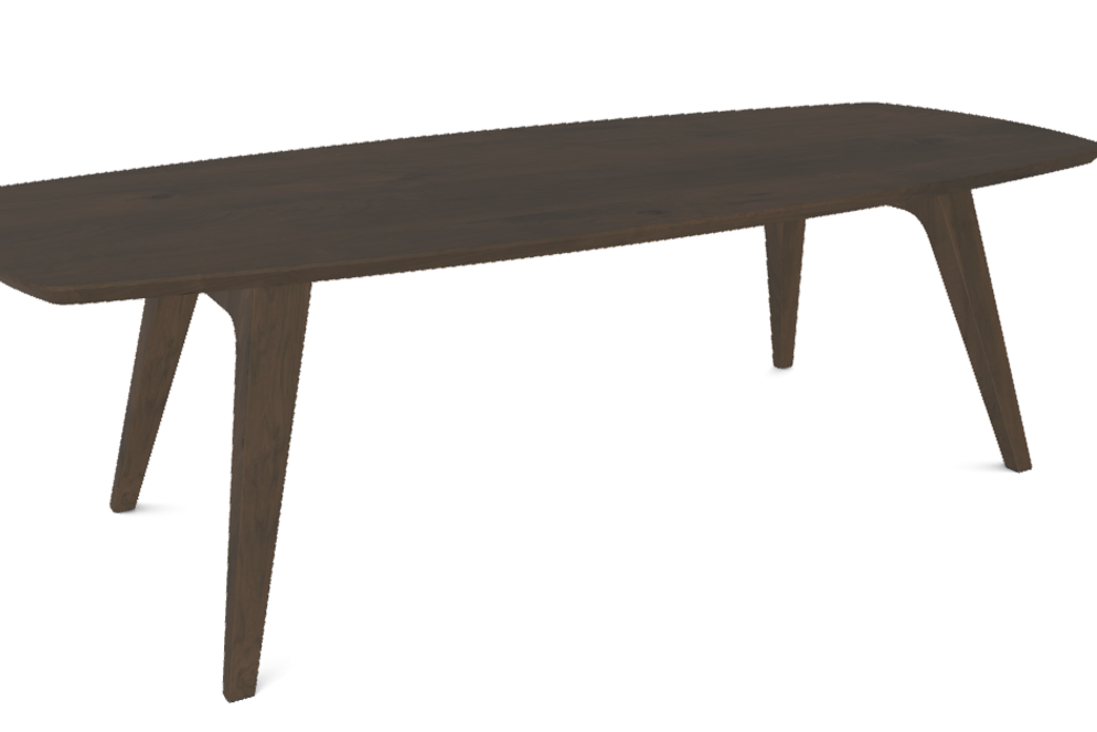 Sara  Eettafel Deens ovaal met facetrand 4 cm