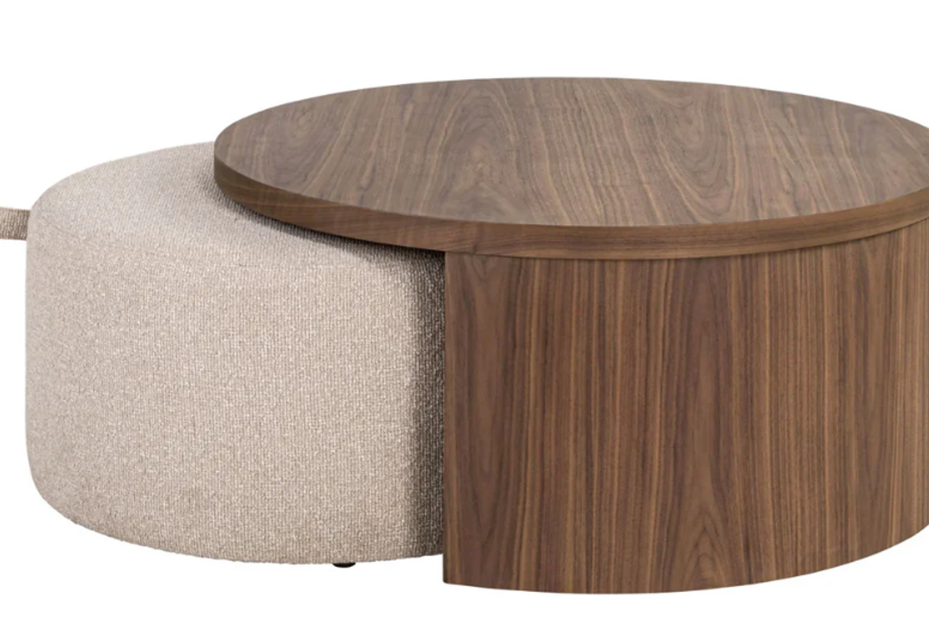 Salontafel Windsor walnut (set of 2), lodge 109 desert