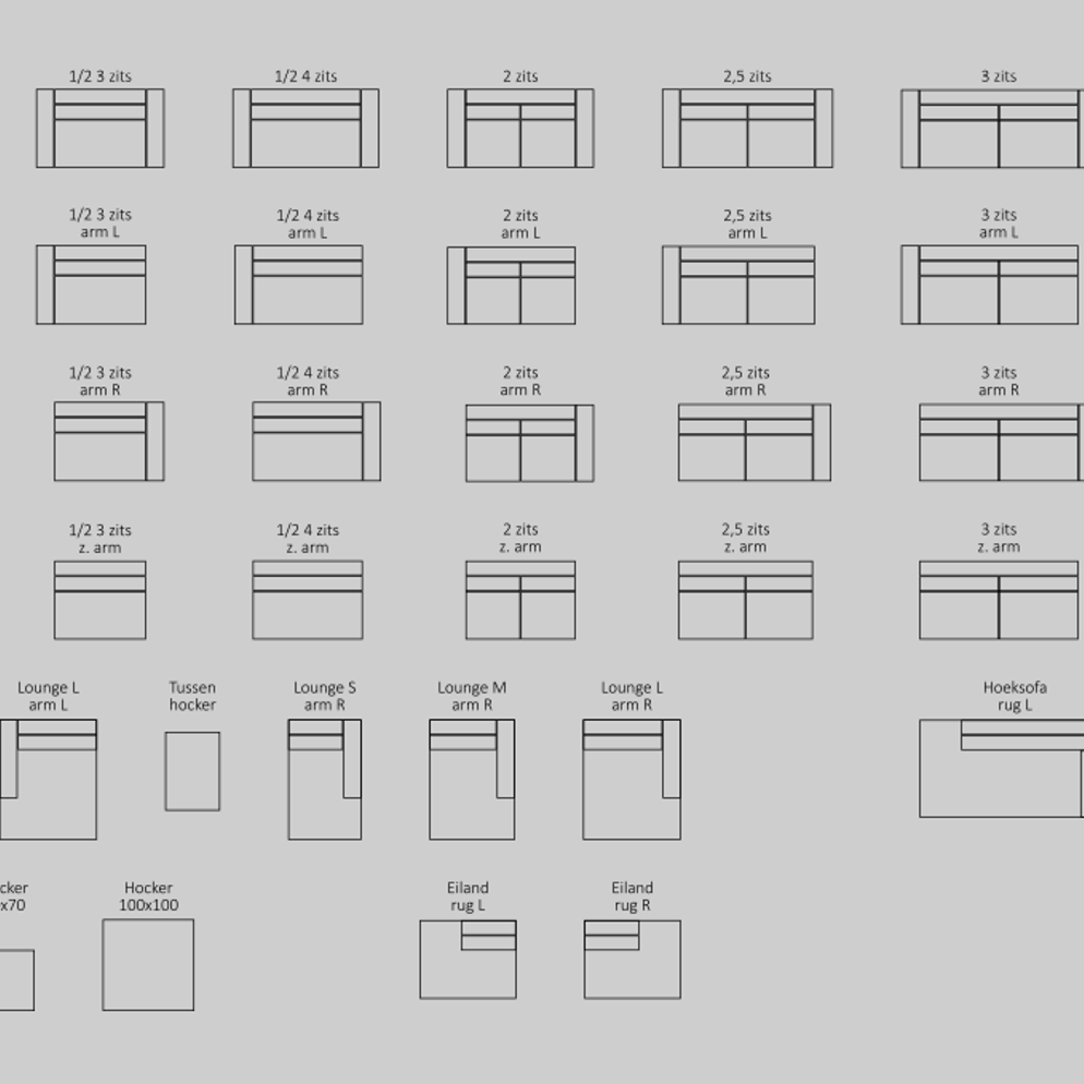 Rik (Hoek)bank - Bocx Interiors