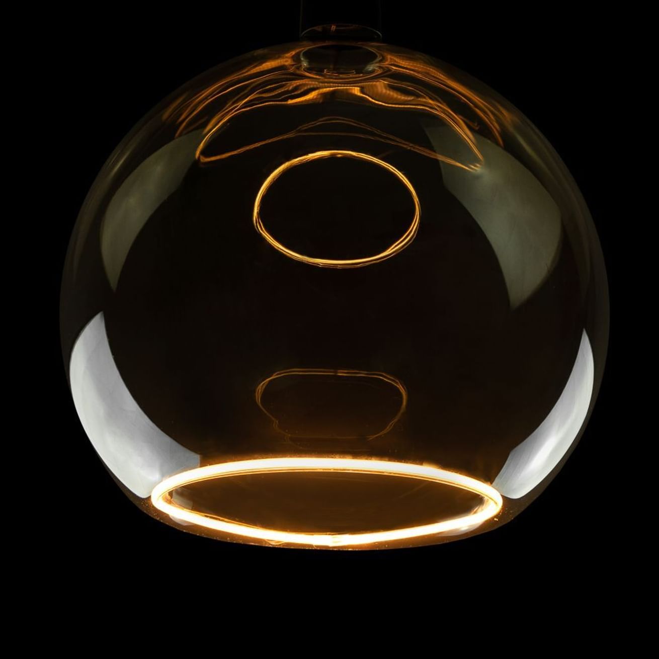 Segula floating globe 200mm - Smokey