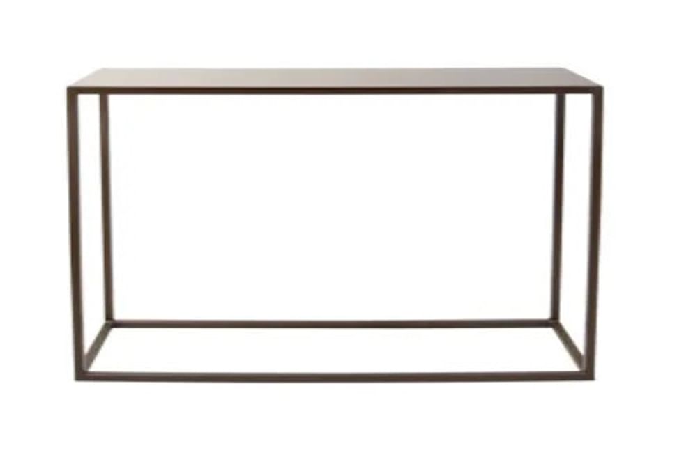 Side table Metallic brown 140x80cm