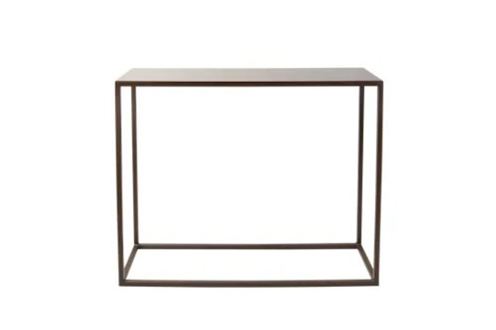 Side table Metallic brown 100x80cm