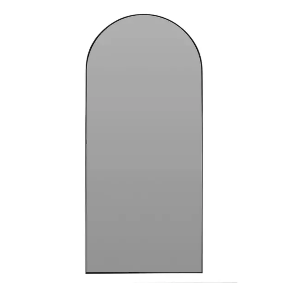 Spiegel 80x 1,5 x 180 cm Zeneto smoke glas + zwart