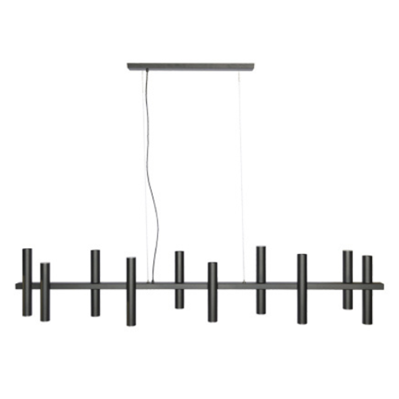 Stelvio Hängelampe 190 cm - 10 Röhren
