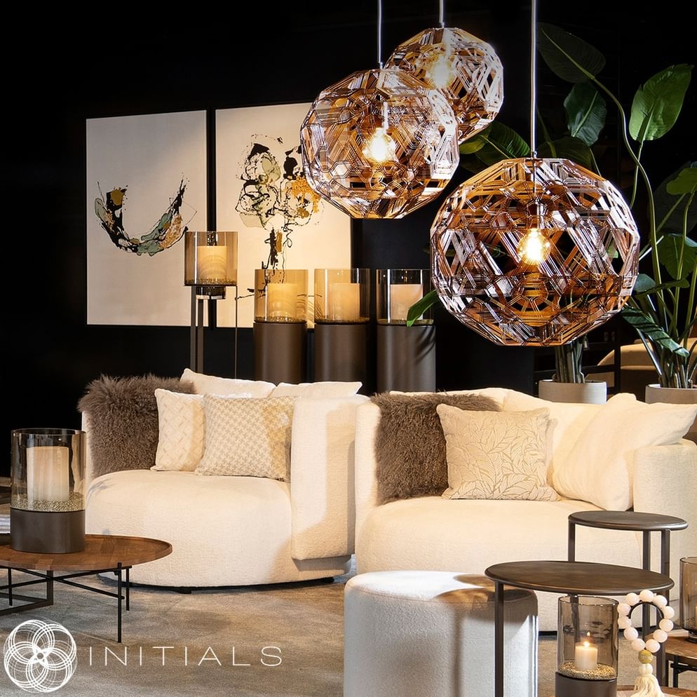 Hängelampe Pairot Zattelite Eisen Draht Gold Ø30 cm