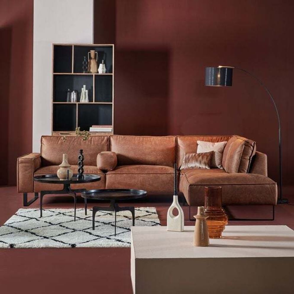 Pano salontafel set van 2 Ø64x39+Ø75x44 cm