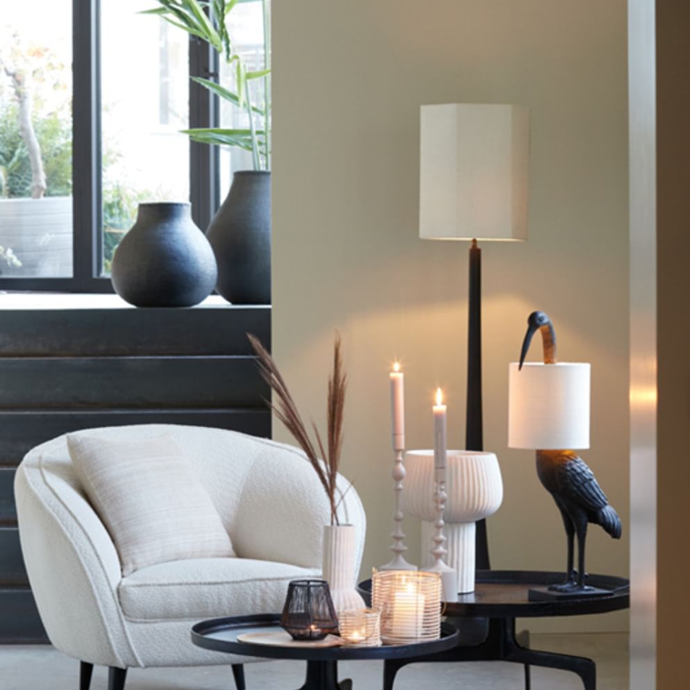 Pano salontafel set van 2 Ø64x39+Ø75x44 cm