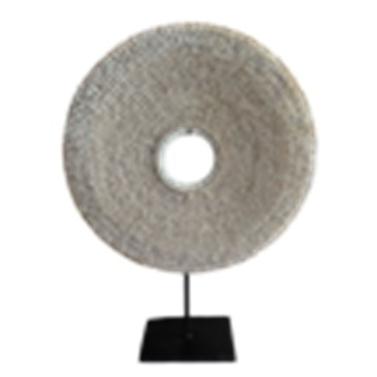 Papua full shell necklace on stand natural besar 40 cm