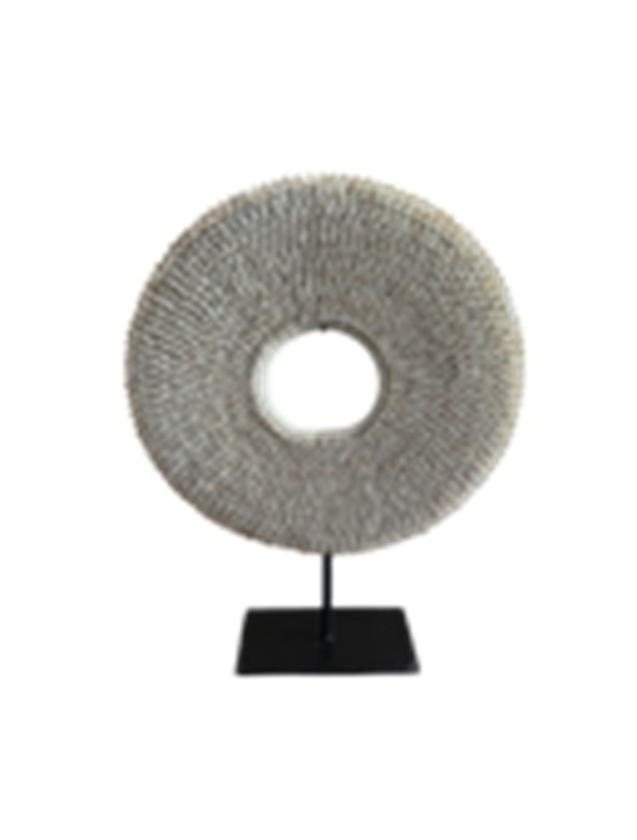 Papua necklace on stand natural besar