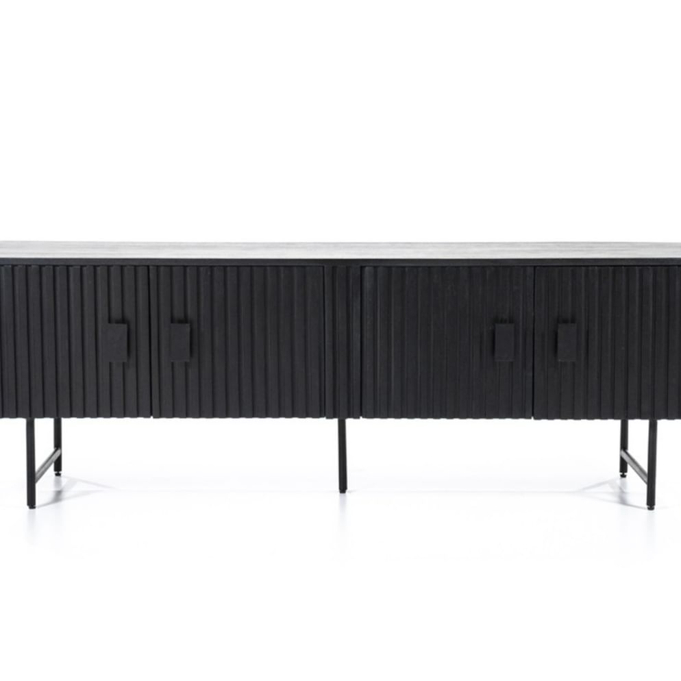 TV meubel Remi 4-drs. - zwart