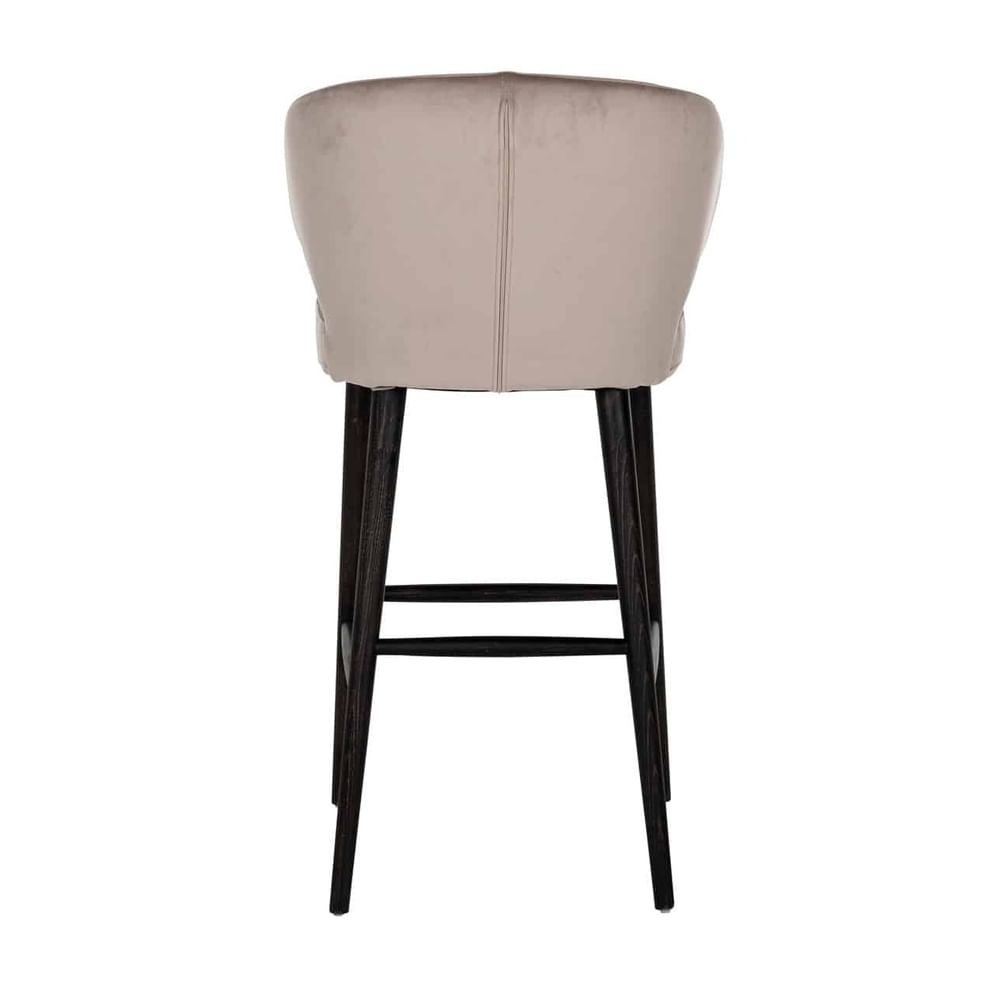 Barstoel Indigo khaki velvet (Quartz Khaki 903)