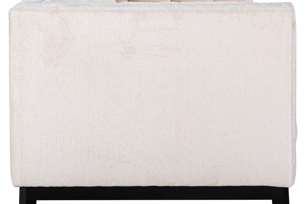 Bank Beaudy white chenille fire retardant (FR-Bergen 900 white chenille)