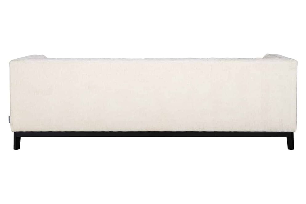 Bank Beaudy white chenille fire retardant (FR-Bergen 900 white chenille)