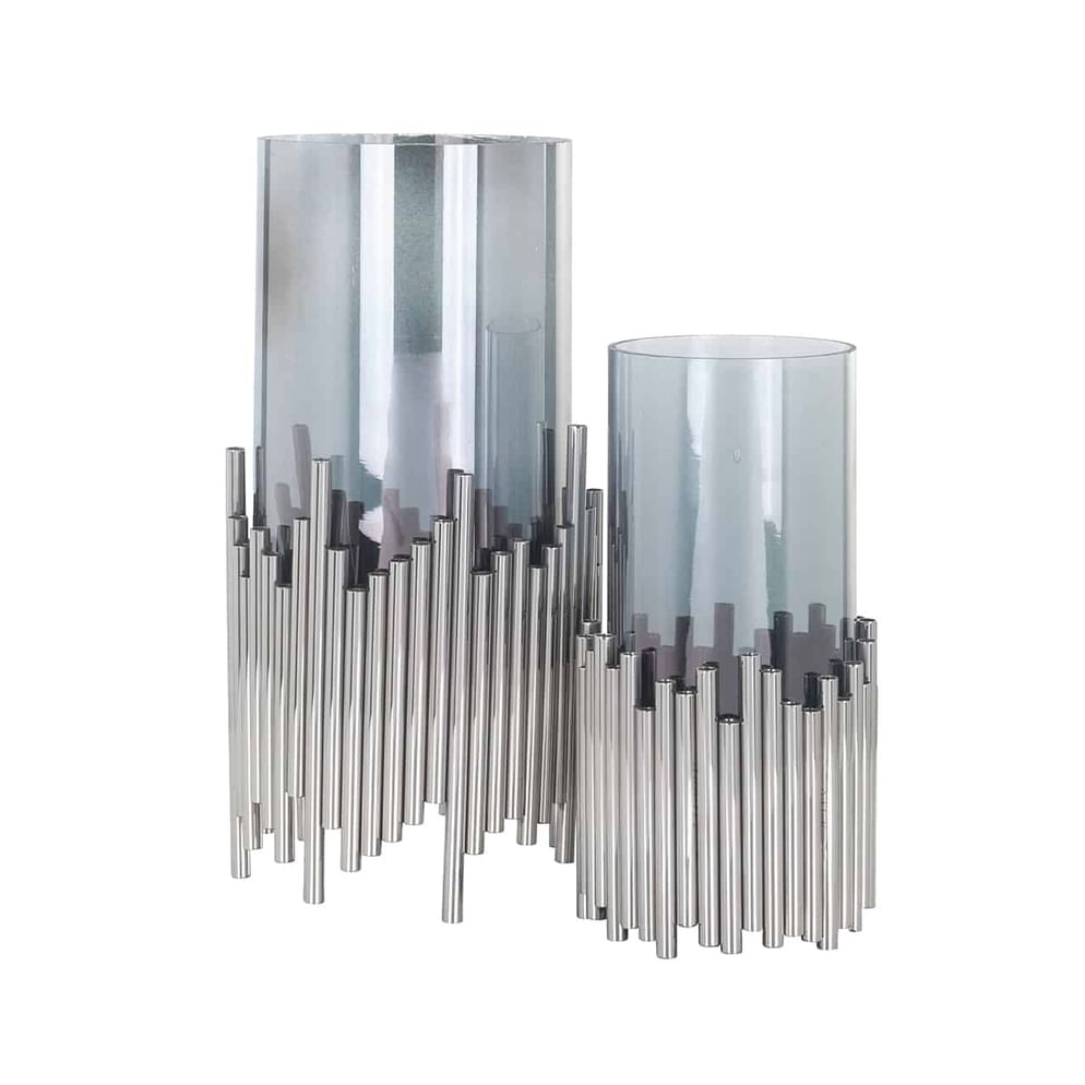 Windlicht Cherise klein zilver (Silver)