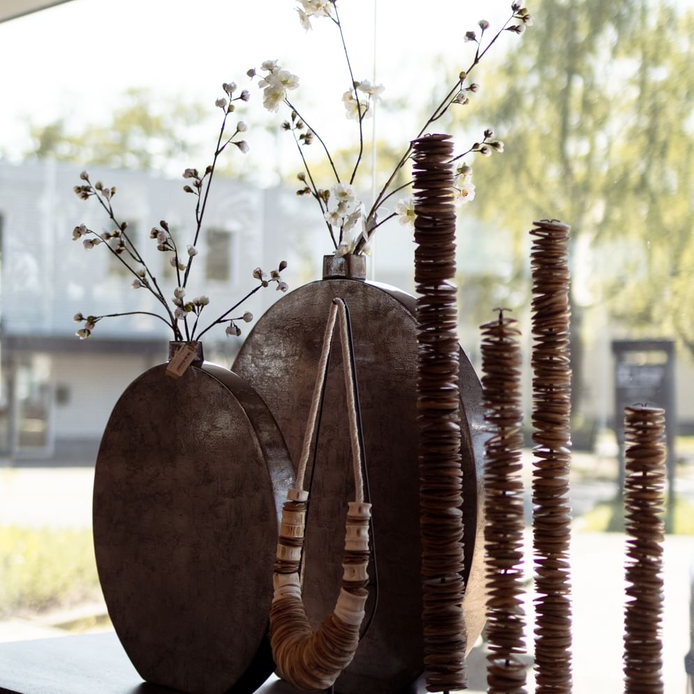 Vaas disc warm grey 35cm