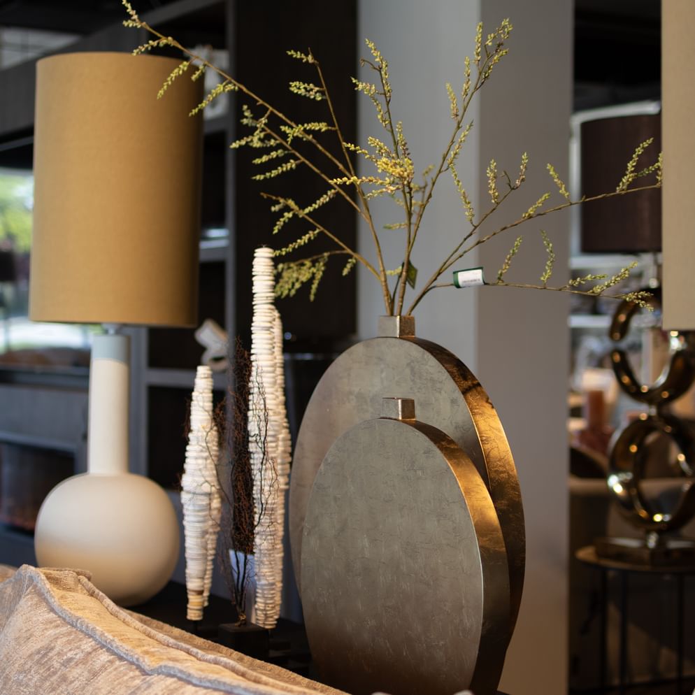 Vaas  disc M.Goud 60cm