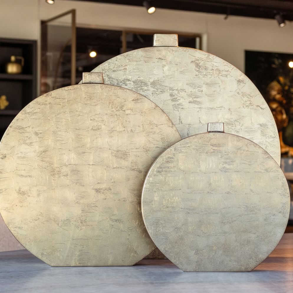 Vaas disc M.goud 35cm rond