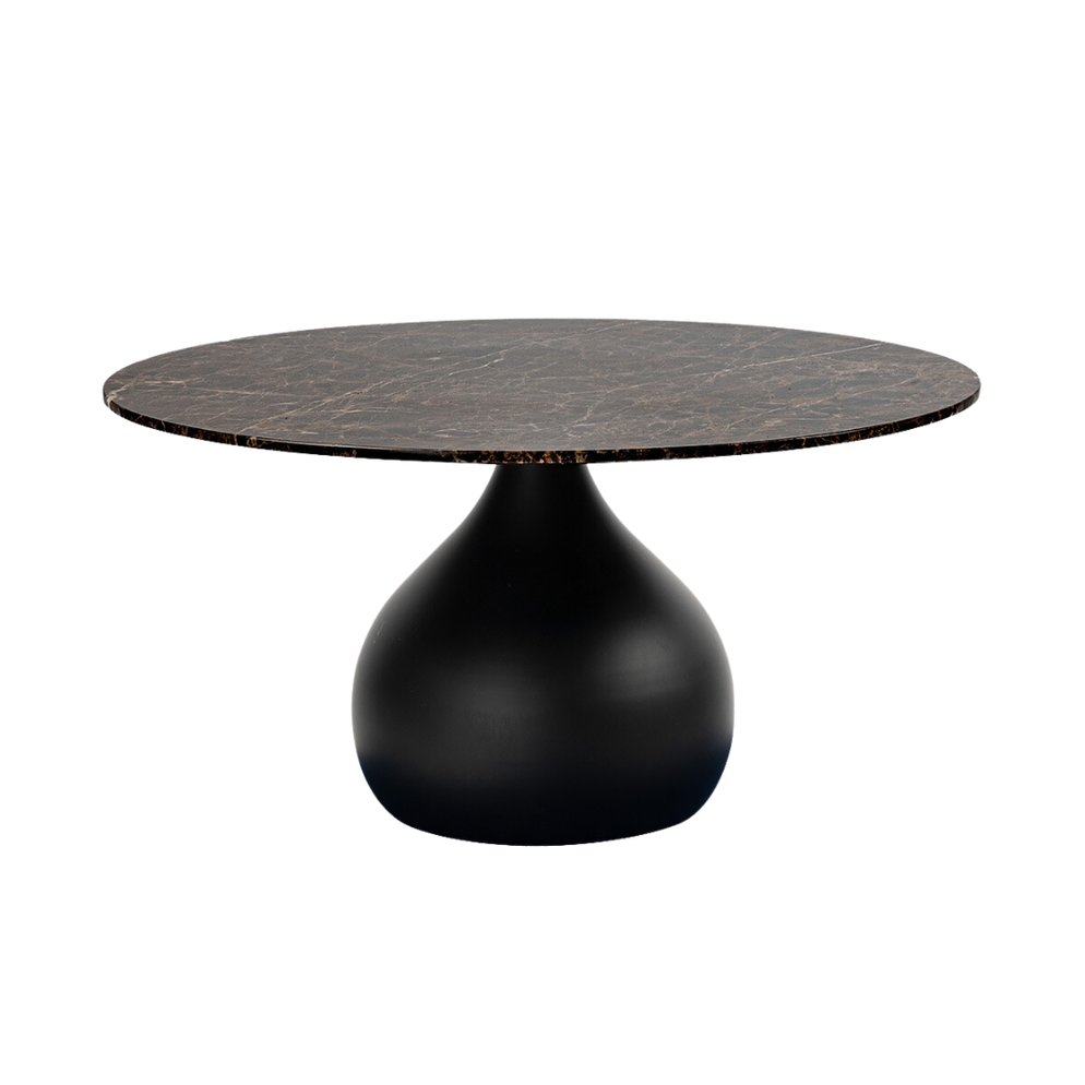 Vasto coffee table 80cm (rond) marblestone black