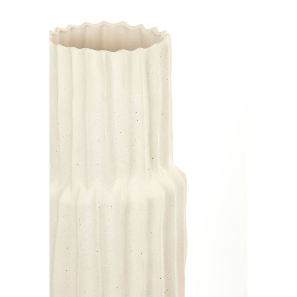 vaas creme keramiek longa 72,5 x20,5cm